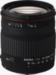 Sigma's 18-200mm F3.5-6.3 DC zoom lens. Courtesy of Sigma, with modifications by Michael R. Tomkins.