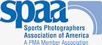 Sports Photographers Association of America logo. Click here to visit the SPAA website!