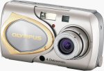 Olympus' Stylus 410 digital camera. Courtesy of Olympus, with modifications by Michael R. Tomkins.