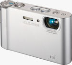 Samsung's TL9 digital camera. Courtesy of Samsung, with modifications by Michael R. Tomkins.