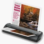 Visioneer's Strobe XP 200 sheetfed scanner. Courtesy of Visioneer, with modifications by Michael R. Tomkins.