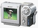 Sharp's VL-DD10 LCD Digital ViewCam in still camera configuration. Courtesy of Sharp Corp.