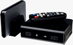 Western Digital's TV HD Media Player. Courtesy of Western Digital, with modifications by Michael R. Tomkins.