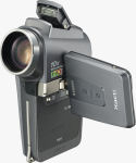 Sanyo's VPC-HD1 digital camera. Courtesy of Sanyo, with modifications by Michael R. Tomkins.