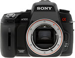 Sony Alpha DSLR-A500 digital SLR camera. Copyright © 2010, The Imaging Resource. All rights reserved.