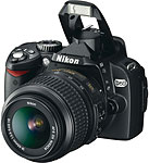 Nikon D60 SLR, Courtesy of Nikon, with modifications by Zig Weidelich.