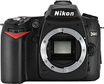 Nikon D90 digital SLR camera. Copyright © 2008, The Imaging Resource. All rights reserved.