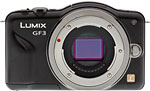 Panasonic Lumix DMC-GF3 digital camera. Copyright © 2011, The Imaging Resource. All rights reserved.
