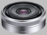 Sony E 16mm f/2.8 pancake lens.