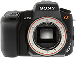 Sony A350 Digital SLR. Copyright © 2008, The Imaging Resource. All rights reserved.