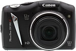 Canon PowerShot SX130 IS digital camera.  Copyright © 2011, The Imaging Resource. All rights reserved.