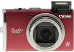 Canon PowerShot SX200 IS digital camera. Copyright © 2009, The Imaging Resource. All rights reserved.