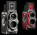 MINOX DCC Rolleiflex AF 5.0 digital camera. Courtesy of Minox, with modifications by Zig Weidelich.