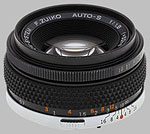 Olympus 50mm f/1.8 OM F.Zuiko lens.