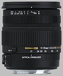 Sigma 17-70mm f/2.8-4 DC Macro OS HSM lens.