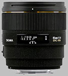 Sigma 85mm f/1.4 EX DG HSM lens.