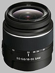 Sony 18-55mm f/3.5-5.6 DT SAM lens.