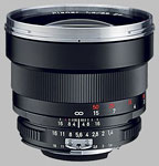 Carl Zeiss 85mm f/1.4 Planar lens.