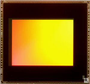 Micron's MT9P001 image sensor die. Courtesy of Micron, with modifications by Michael R. Tomkins. Click for a bigger picture!
