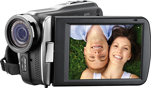 Rollei's Movieline SD 40 camcorder. Photo provided by RCP-Technik GmbH & Co. KG. Click for a bigger picture!