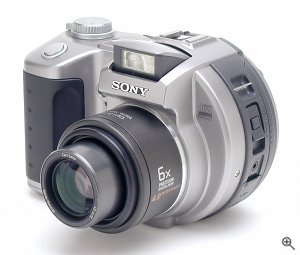 Sony's MVC-CD400 digital camera. Copyright © 2002, The Imaging Resource. All rights reserved. Click for a bigger picture!