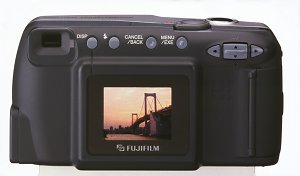 Fuji FinePix 1400 Zoom Rear View - click for a bigger picture!