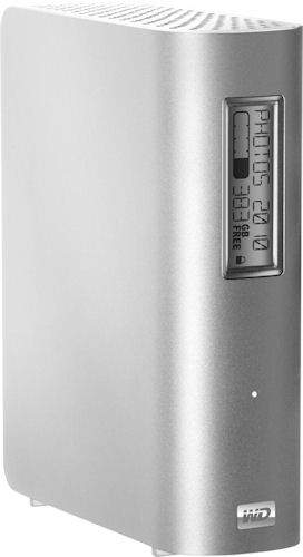 WD's My Book Studio LX external hard drive with E-Label display. Photo provided by Western Digital Corp. Click for a bigger picture!