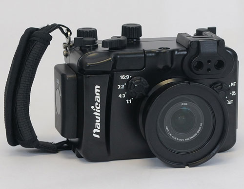 Nauticam's NA-LX5 underwater housing. Photo provided by Nauticam USA. Click for a bigger picture!
