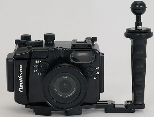 Nauticam's NA-LX5 underwater housing. Photo provided by Nauticam USA. Click for a bigger picture!