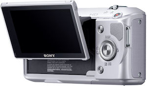 Sony's NEX-3 single-lens direct view camera. Photo provided by Sony Electronics Inc. Click for a bigger picture!