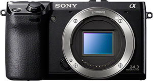 Sony's NEX-7 compact system camera. Image provided by Sony Electronics Inc. Click for a bigger picture!