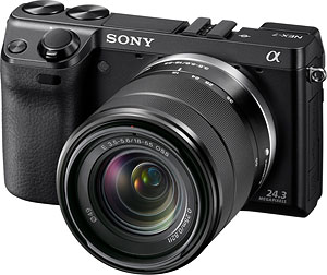 Sony's NEX-7 compact system camera. Image provided by Sony Electronics Inc. Click for a bigger picture!