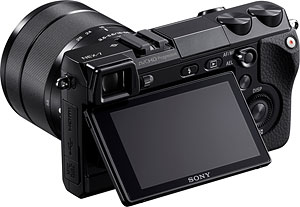 Sony's NEX-7 compact system camera. Image provided by Sony Electronics Inc. Click for a bigger picture!