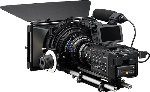 Sony's NEX-FS100U E-mount camcorder. Photo provided by Sony Europe (Belgium) N.V. Click for a bigger picture!
