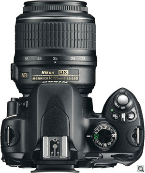 Nikon's D60 digital SLR. Courtesy of Nikon. Click for a bigger picture!