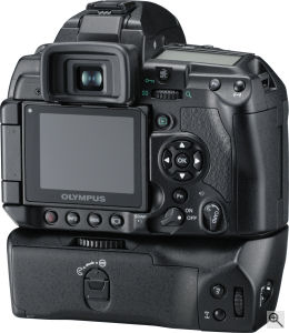 Olympus' unnamed concept camera. Courtesy of Olympus, with modifications by Michael R. Tomkins. Click for a bigger picture!