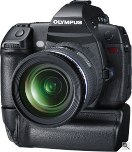 Olympus' unnamed concept camera. Courtesy of Olympus, with modifications by Michael R. Tomkins. Click for a bigger picture!