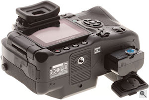 Olympus' E-3 digital SLR. Copyright &copy; 2007, The Imaging Resource. All rights reserved. Click for a bigger picture!