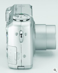 Pentax's Optio 555 digital camera. Courtesy of Pentax, with modifications by Michael R. Tomkins. Click for a bigger picture!