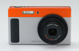Pentax's Optio H90 digital camera. Photo provided by Pentax. Click for a bigger picture!