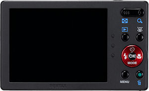 Pentax's Optio RS1000 digital camera. Photo provided by Pentax Imaging Co. Click for a bigger picture!