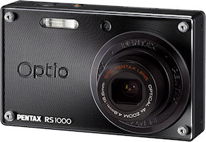 Pentax's Optio RS1000 digital camera. Photo provided by Pentax Imaging Co. Click for a bigger picture!