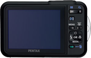 Pentax's Optio WS80 digital camera. Photo provided by Pentax Imaging Co. Click for a bigger picture!