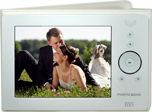 Digital Foci's Pearl White Photo Book. Photo provided by Digital Foci. Click for a bigger picture!