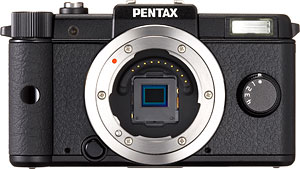 The Pentax Q compact system camera. Photo provided by Pentax Imaging Co. Click for a bigger picture!