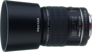 smc PENTAX-D FA Macro 100mm F2.8 lens. Courtesy of Pentax, with modifications by Michael R. Tomkins. Click for a bigger picture!
