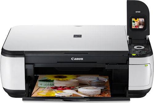 Canon's PIXMA MP490 all-in-one. Photo provided by Canon USA Inc. Click for a bigger picture!