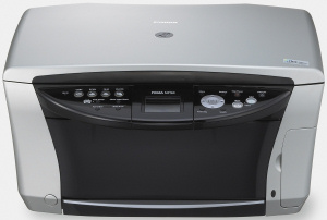 Canon's PIXMA MP760 photo all-in-one device. Courtesy of Canon, with modifications by Michael R. Tomkins. Click for a bigger picture!