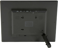 JOBO PLANO 10 digital picture frame, rear view. Photo provided by Jobo AG. Click for a bigger picture!
