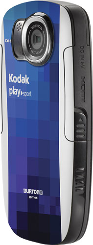 Kodak's PlaySport Burton Edition video camera. Photo provided by Eastman Kodak Co. Click for a bigger picture!